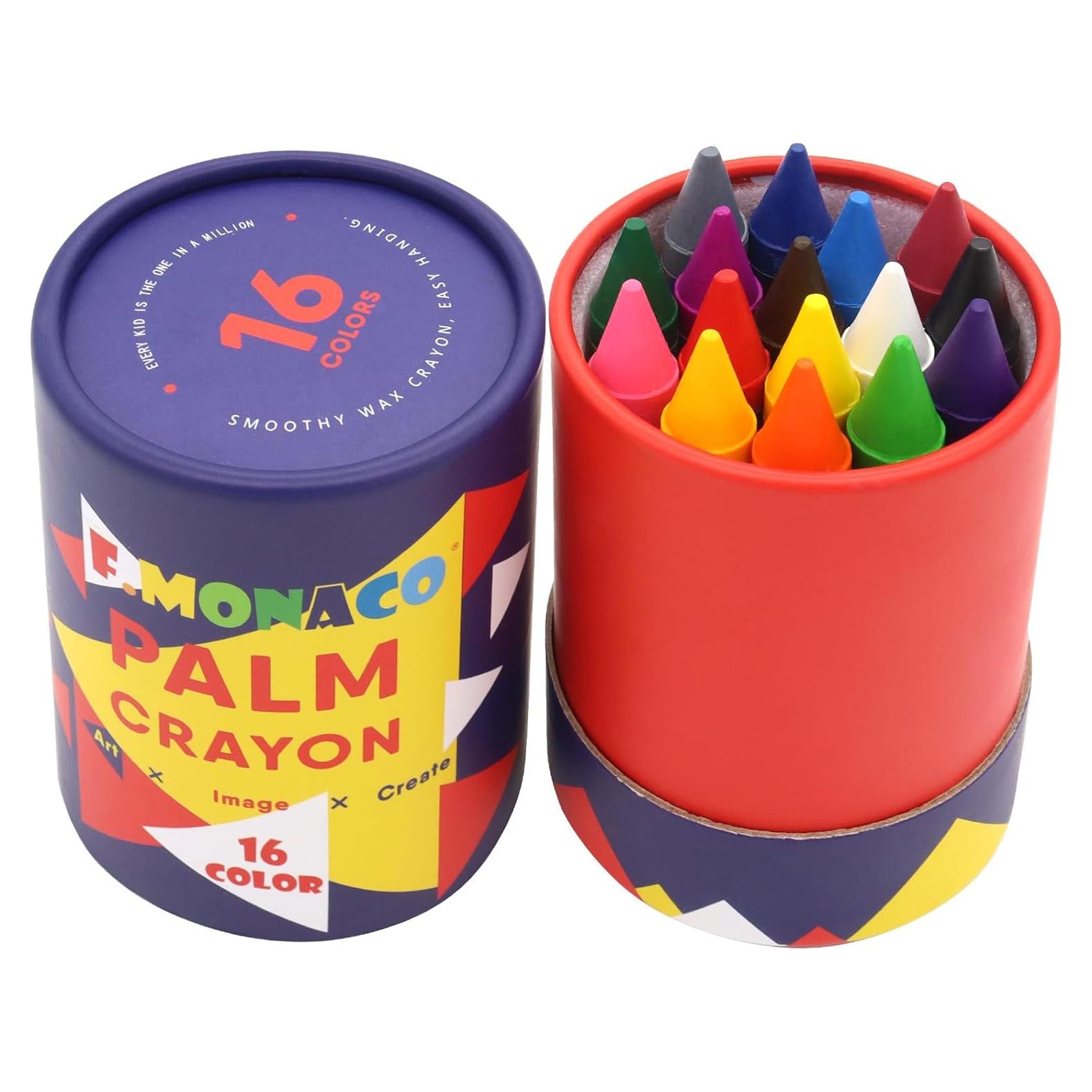 Crayones Jumbo Lebze 16 Colores No Tóxicos para Niños