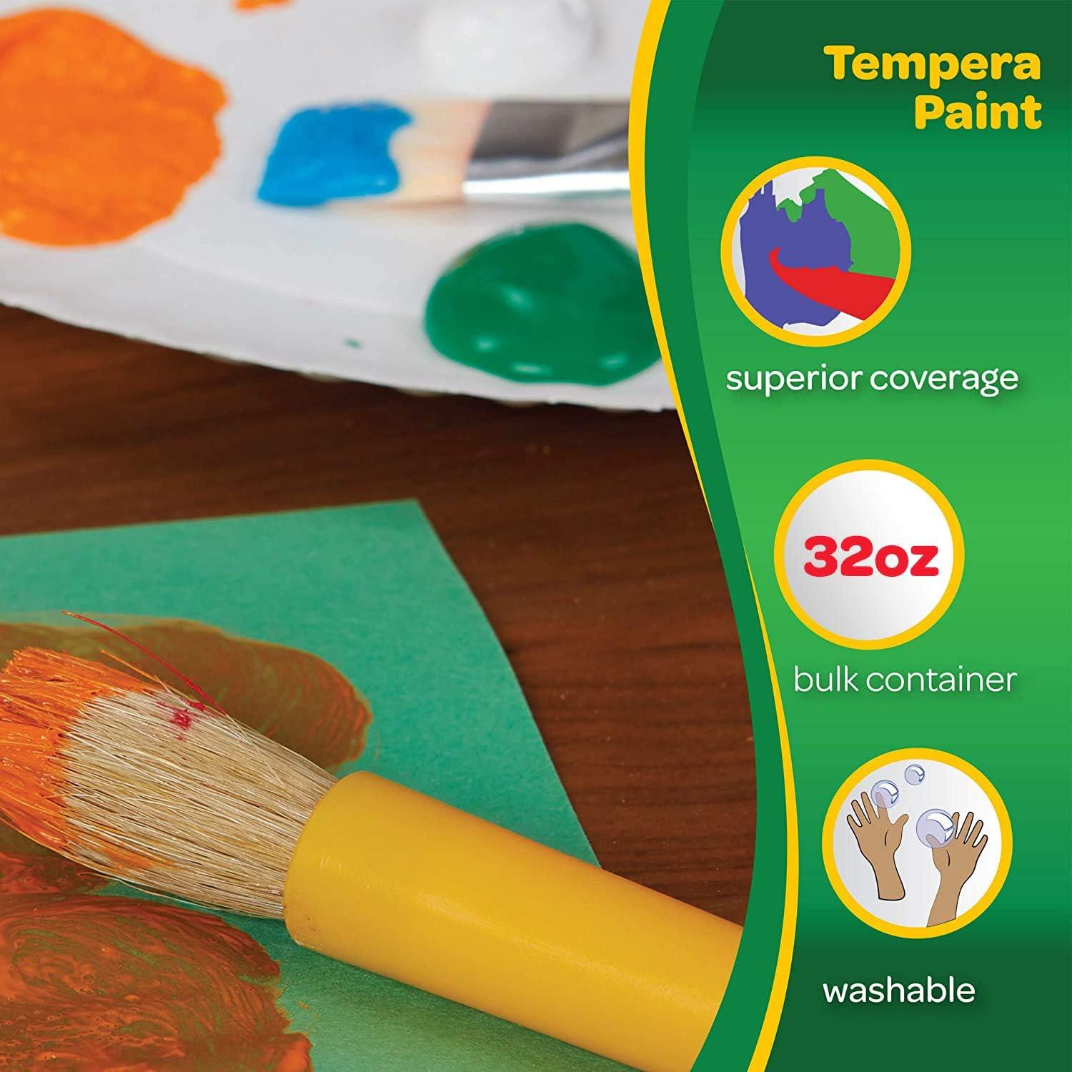 Pintura Tempera Crayola Premier Roja 0,95 L, 1 Unidad