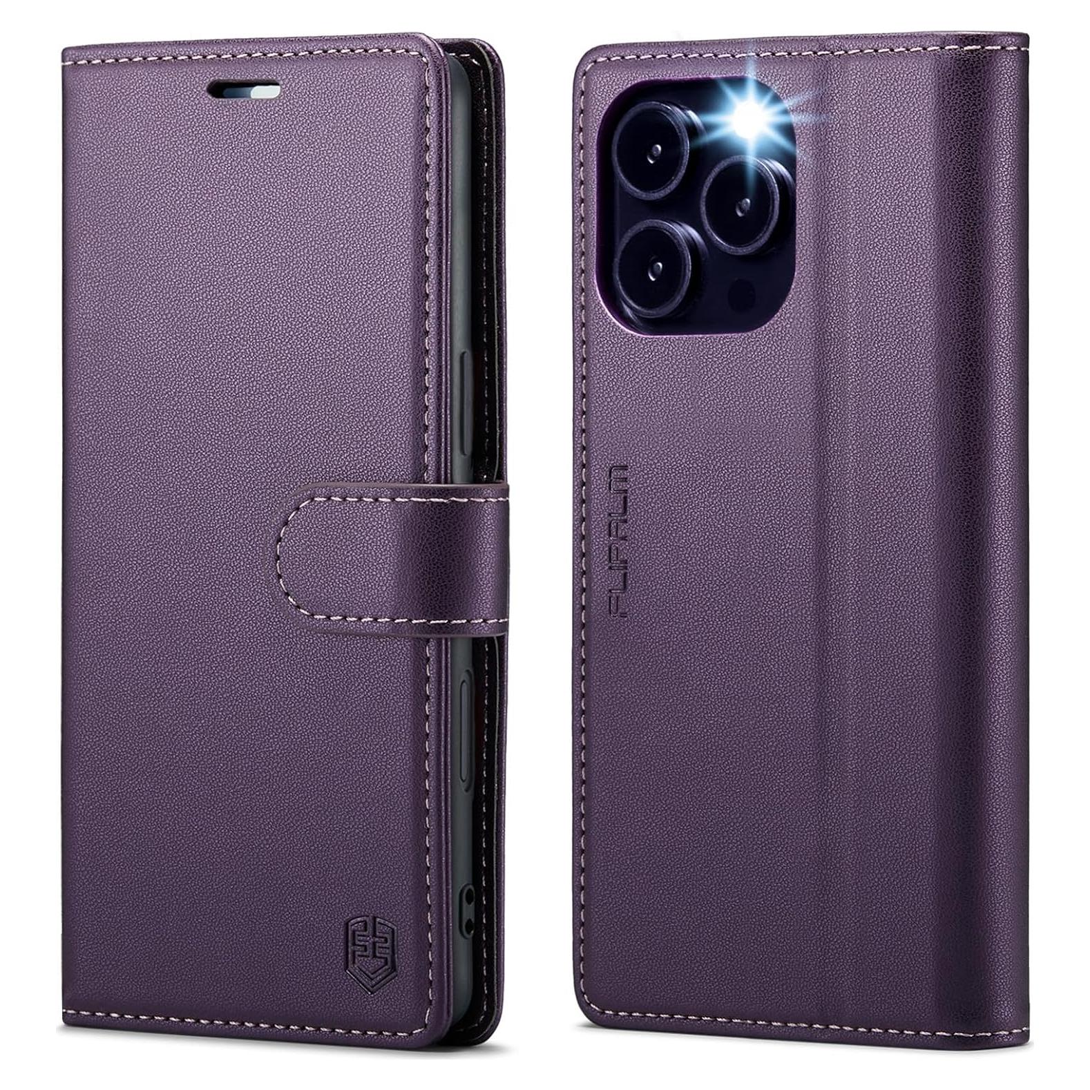 Funda de Cartera Plegable FLIPALM para iPhone 16 Pro - RFID