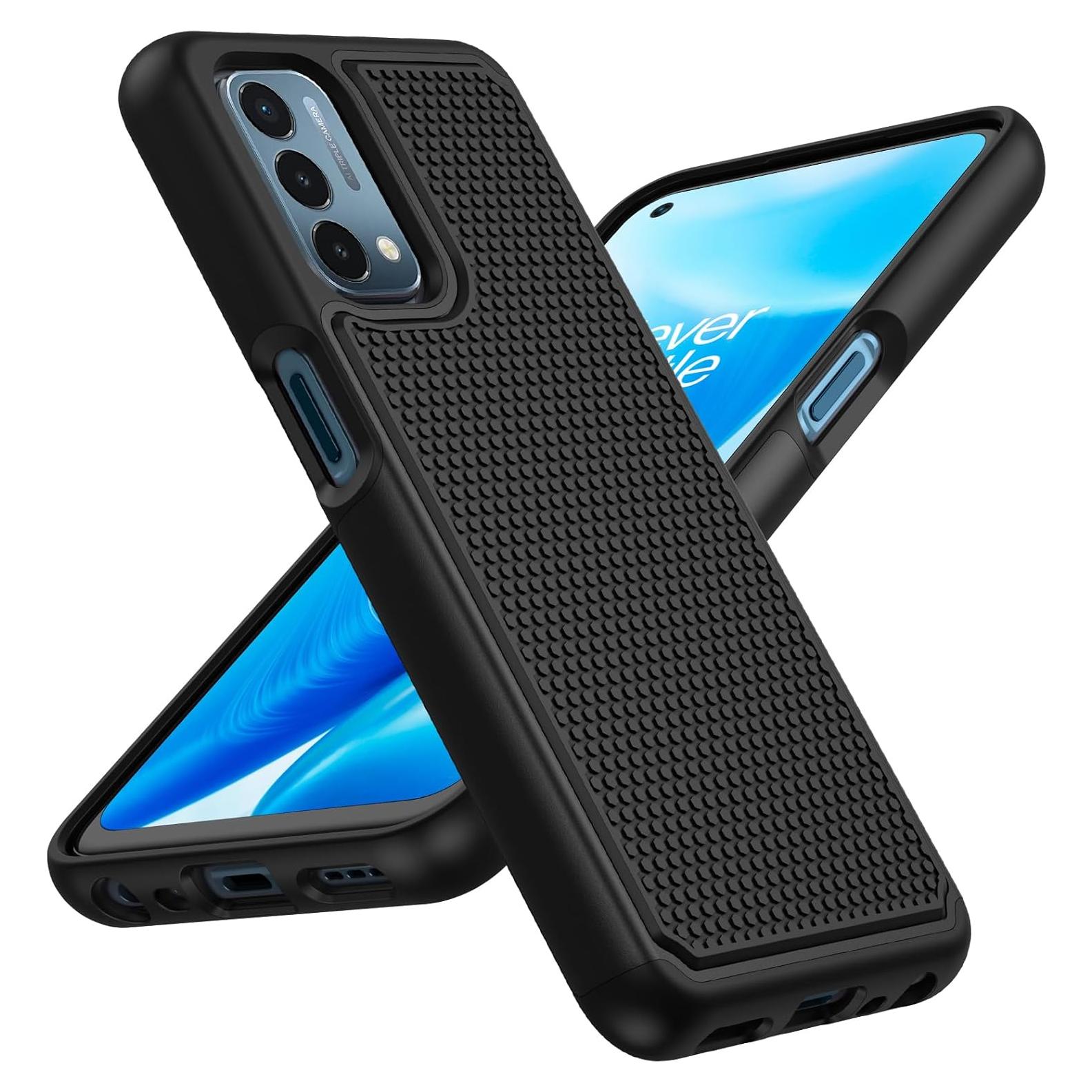 Funda Doble Capa JXVM para OnePlus Nord N200 5G - Negro