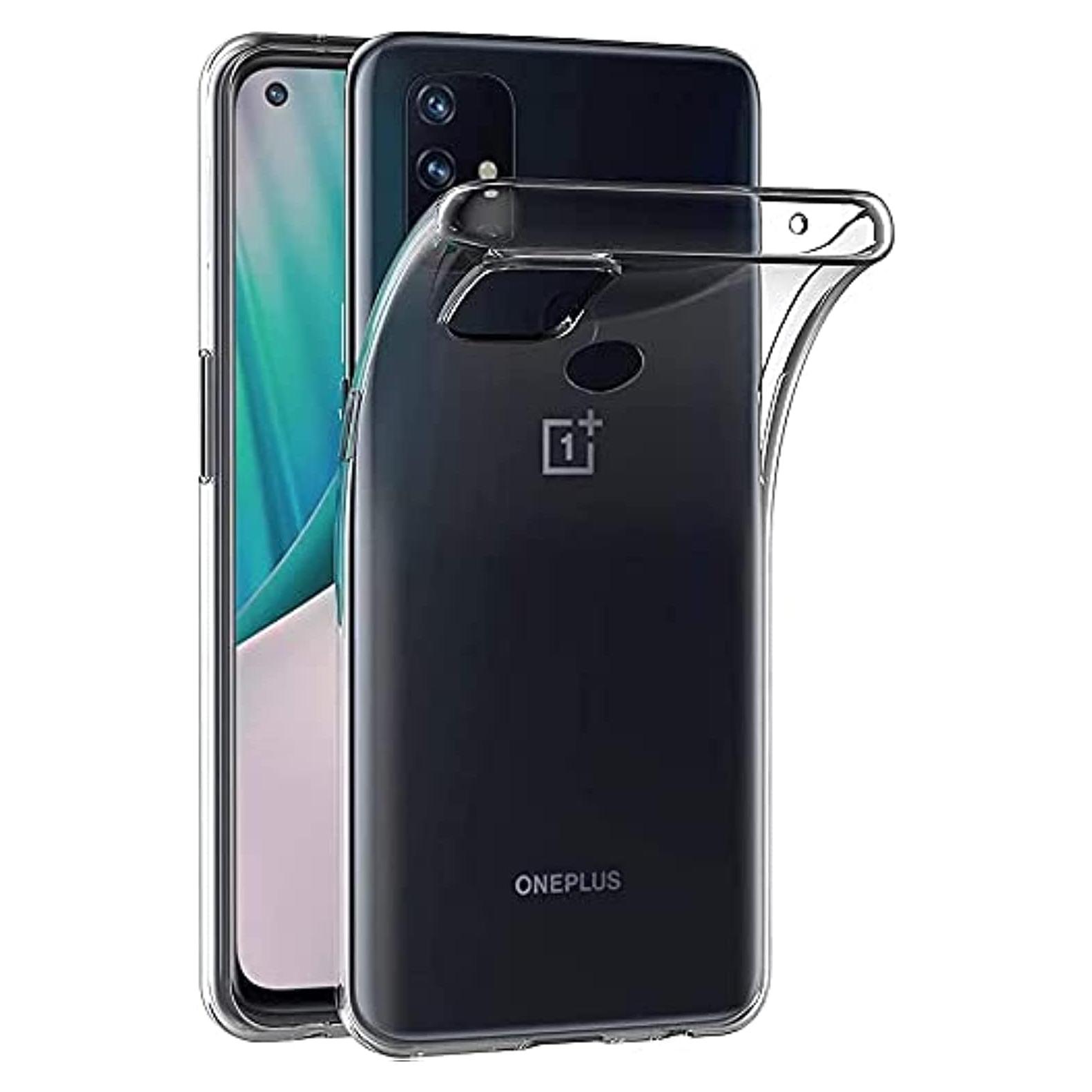 Funda Bumper de Gel TPU Transparente para OnePlus Nord N10 5G