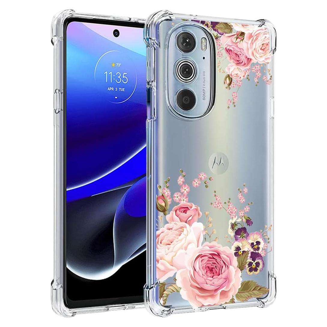 Funda Bumper Flexible TPU Yerebel para Moto G Stylus 5G 2022 Rosa