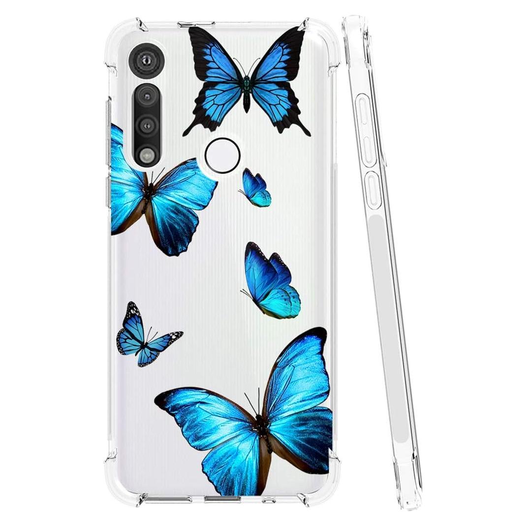 Funda Protectora TPU Clara para Motorola Moto G Fast 2020 - Mariposa
