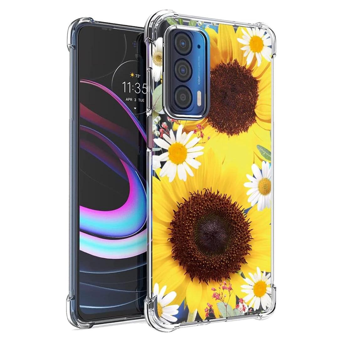 Funda protectora TPU para Moto Edge 2021 - Girasol