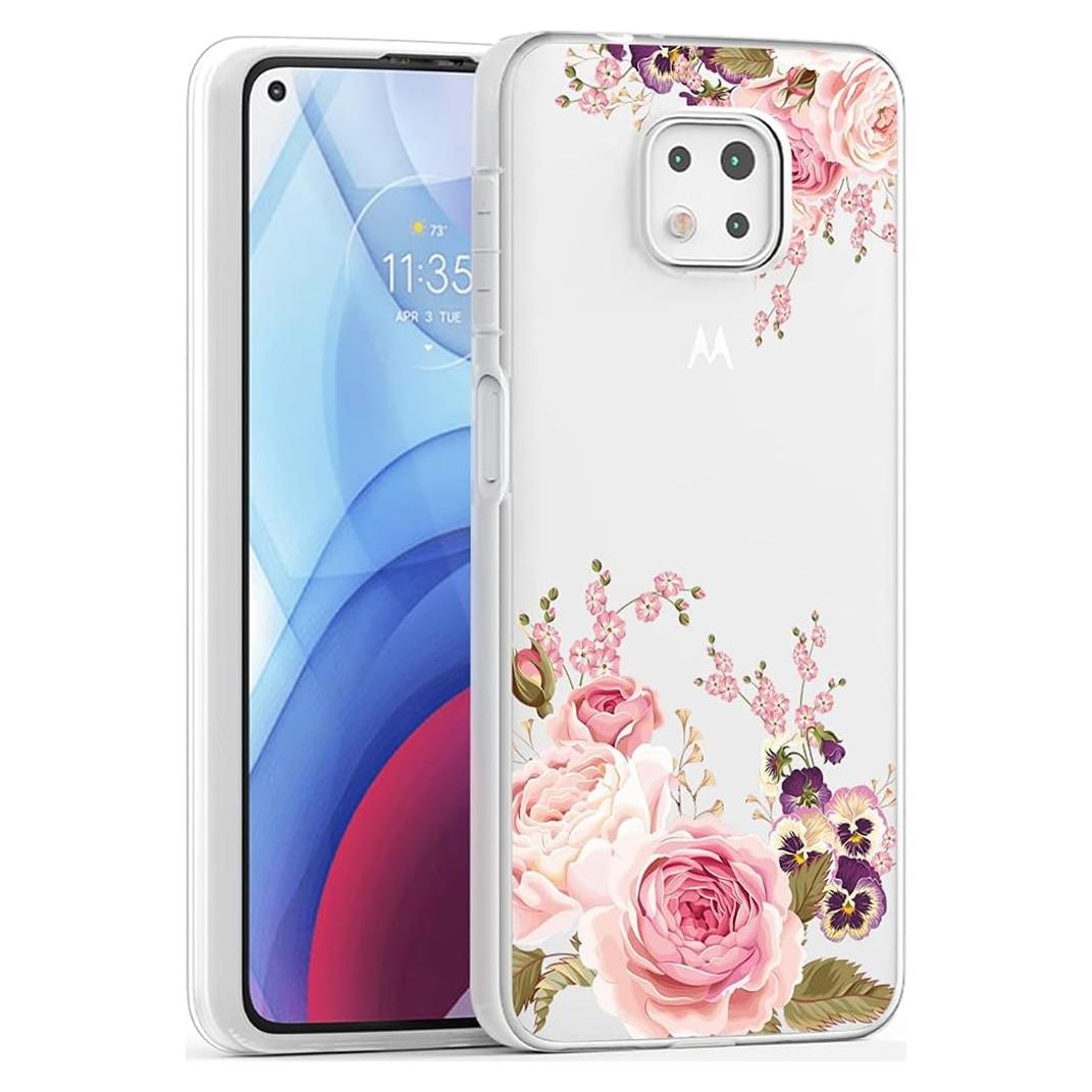 Funda TPU Clara Floral para Motorola Moto G Power 2021