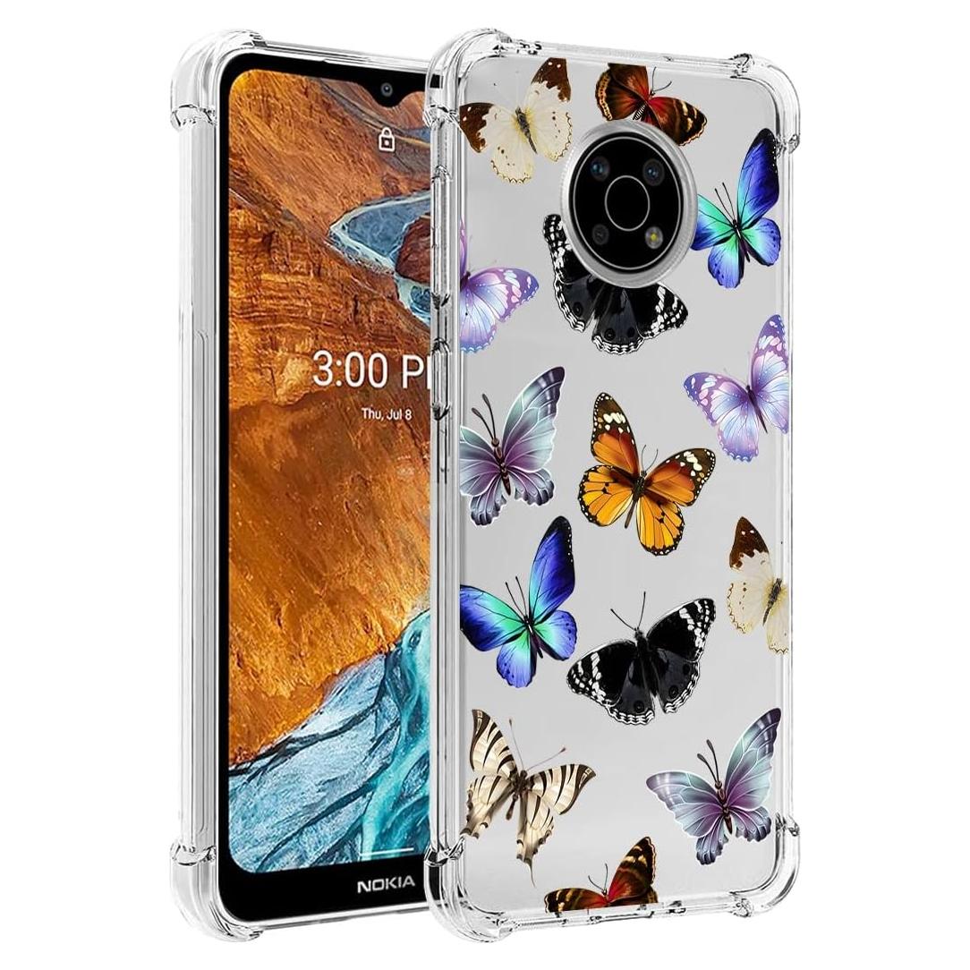 Funda protectora TPU para Nokia G300 5G - Mariposa Colorida