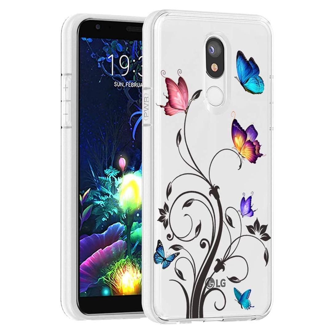 Funda TPU Mariposa para LG K40 / K12 Plus / X4 2019