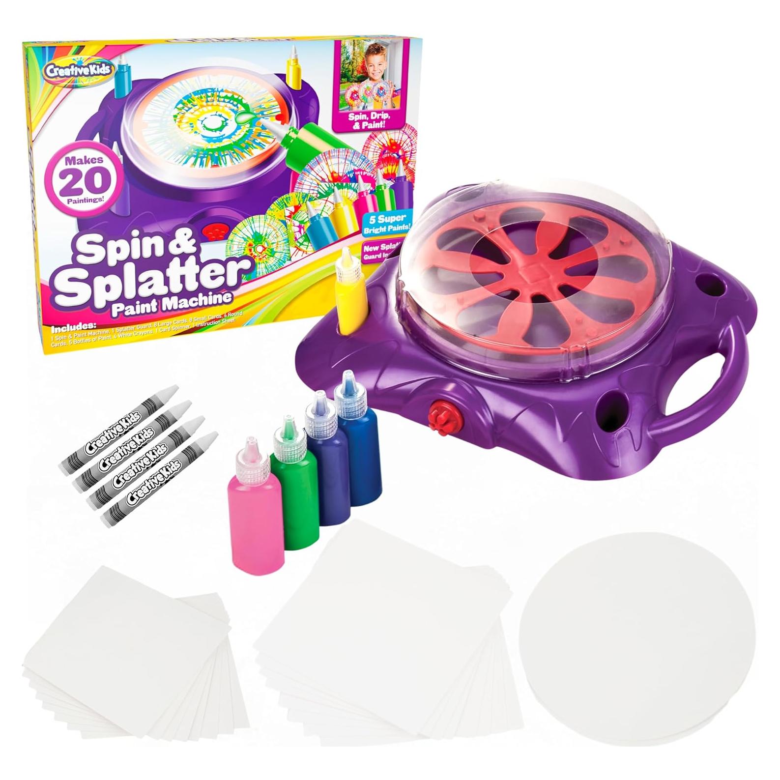 Kit de Arte Spin & Paint Creative Kids - 27 Piezas Multicolor