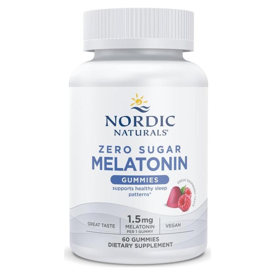 Gomitas de Melatonina Sin Azúcar Nordic Naturals 60 Unidades 1.5 mg