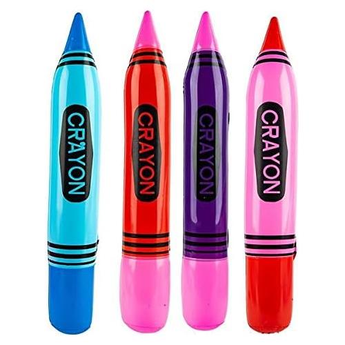 Crayón Inflable 61 cm Novelties de Rhode Island - 12 Pzs