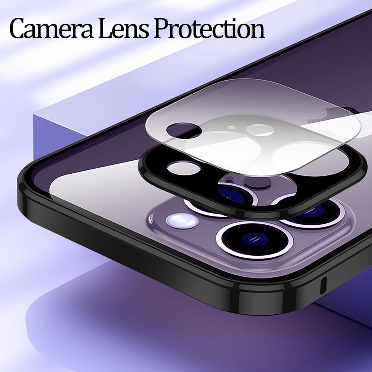 Funda Honor Magic 6 Pro Wousunly Cristal Espejo Negro Antipeeping