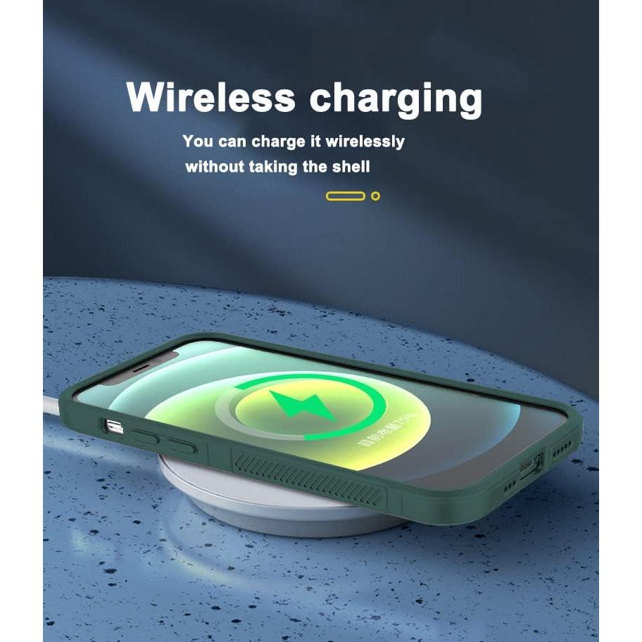 Funda Honor 70 Wousunly Silicona TPU Verde Oscuro Delgada