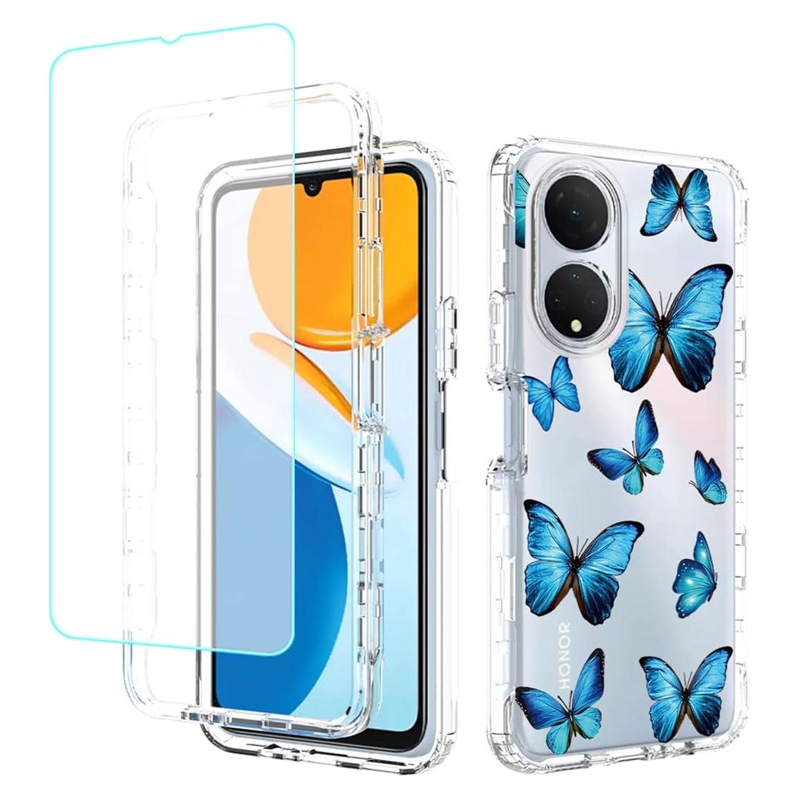 Funda Honor X7 Sidande con Protector de Pantalla Templado