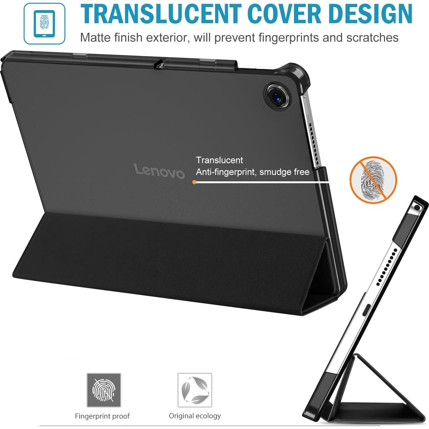 Funda ProCase para Lenovo Tab 10.1 2025 - Negro Delgado