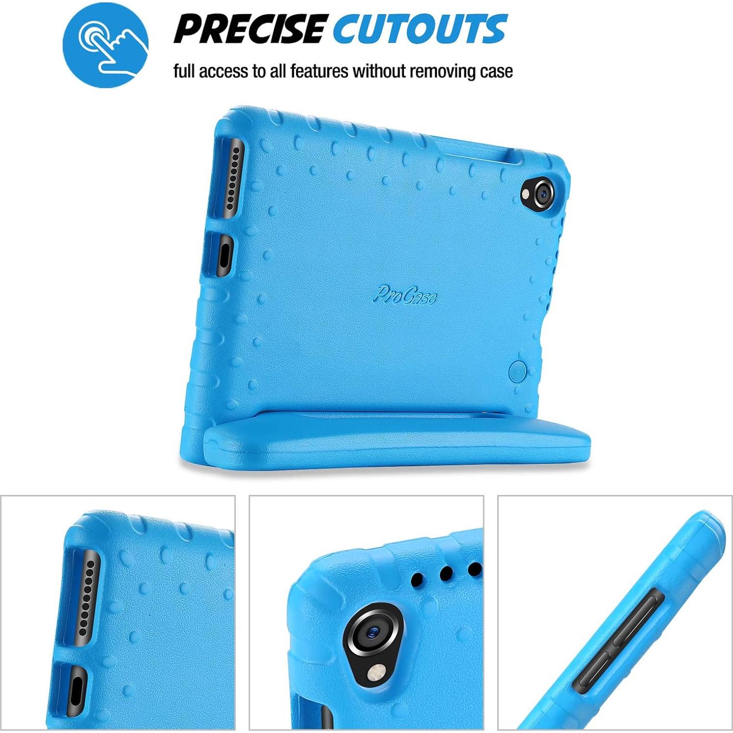 Funda ProCase Azul para Lenovo Tab M8 8" a Prueba de Niños