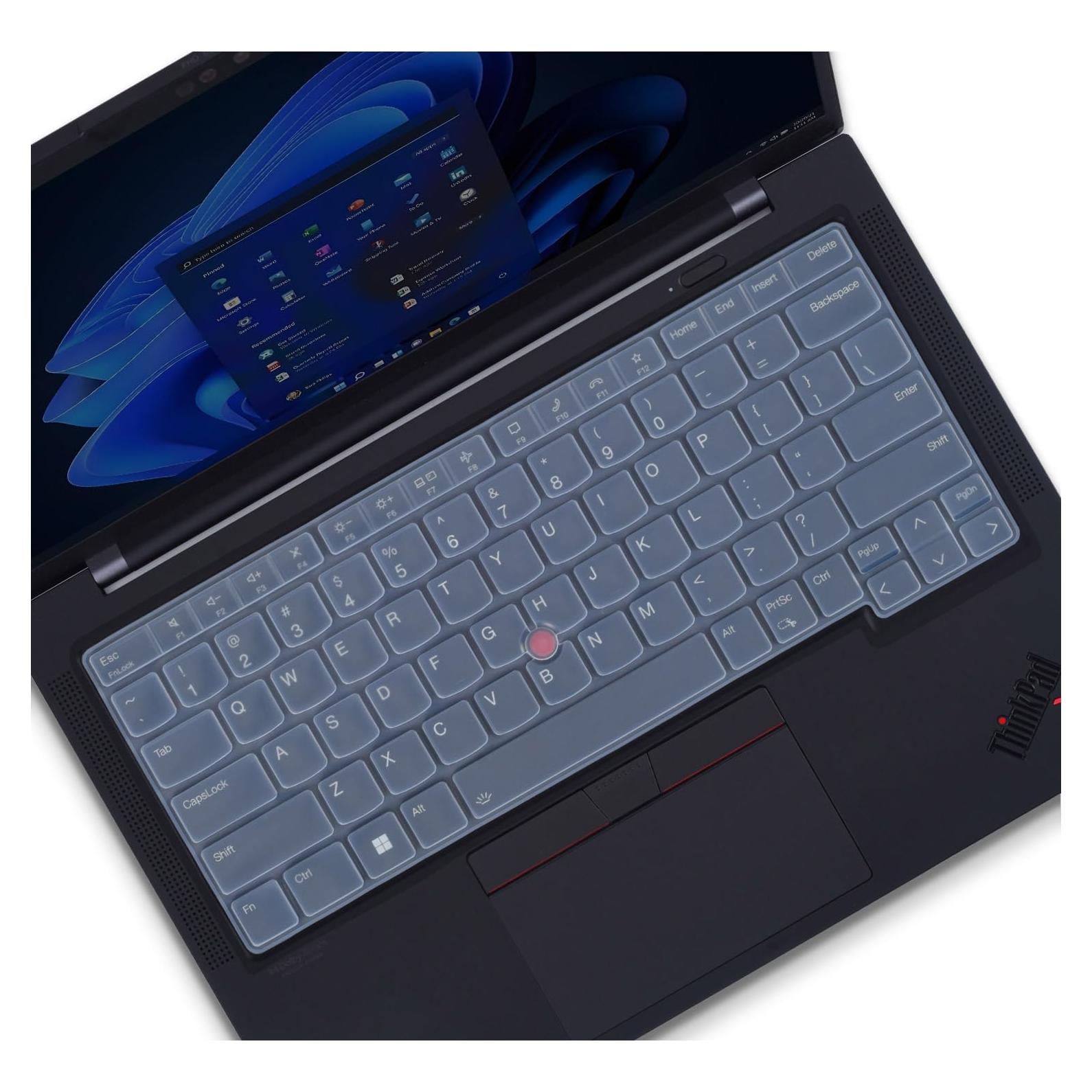 Cubierta de Teclado Silicona Transparente para Lenovo ThinkPad 14"