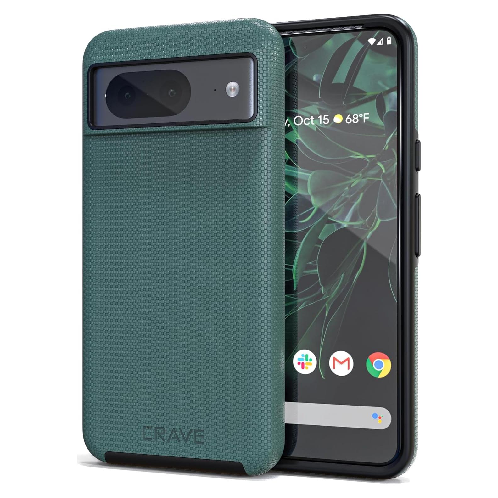 Funda Doble Guard Crave para Google Pixel 8 - Verde Bosque