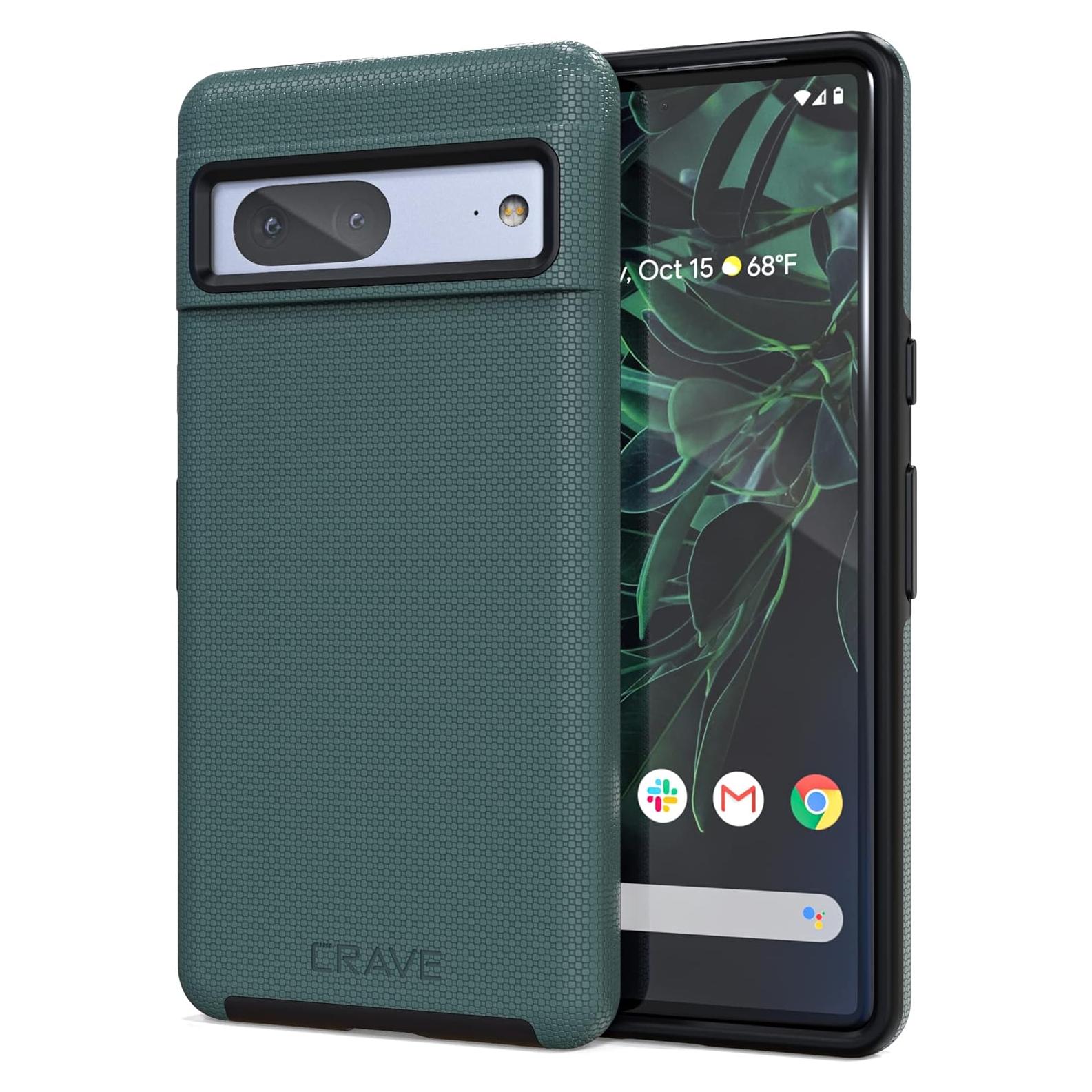 Funda Crave Dual Guard para Google Pixel 7 - Verde Bosque