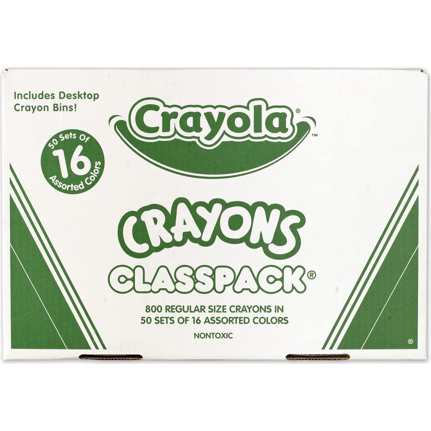Crayones Jumbo Crayola Classpack 200 y 800 Unidades
