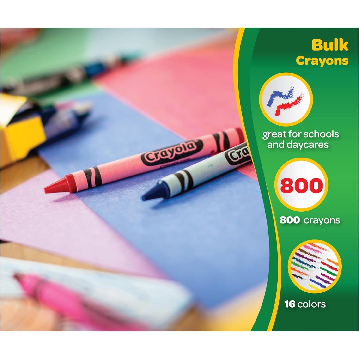 Crayones Jumbo Crayola Classpack 200 y 800 Unidades