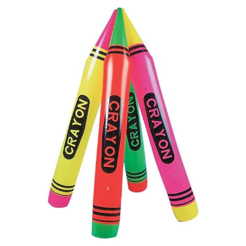 Inflable Crayón Neón Rhode Island 15 cm - 1 Pieza