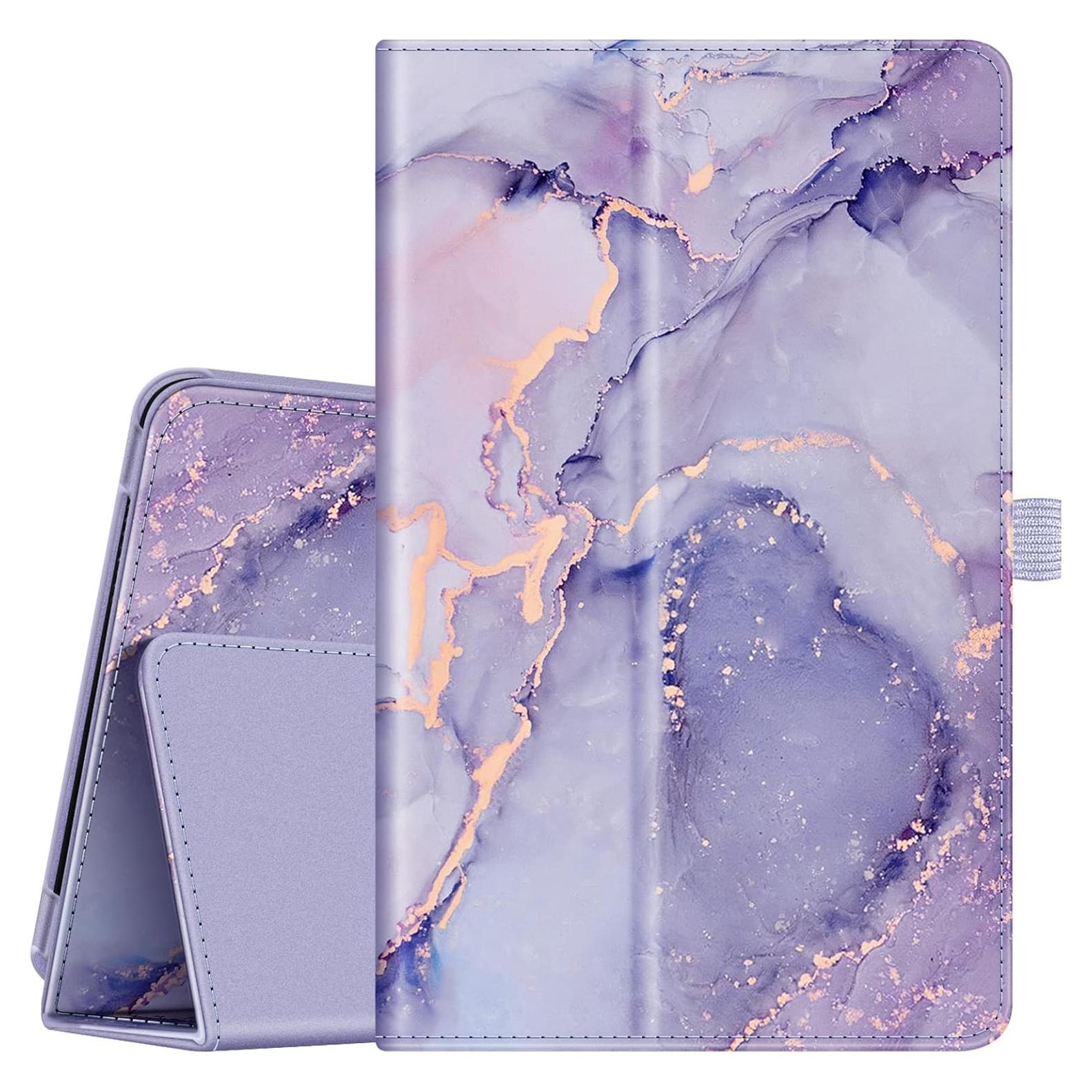 Funda Folio Fintie para Alcatel Joy Tab 2 y TCL Tab 8.0 - Cuero PU Lila