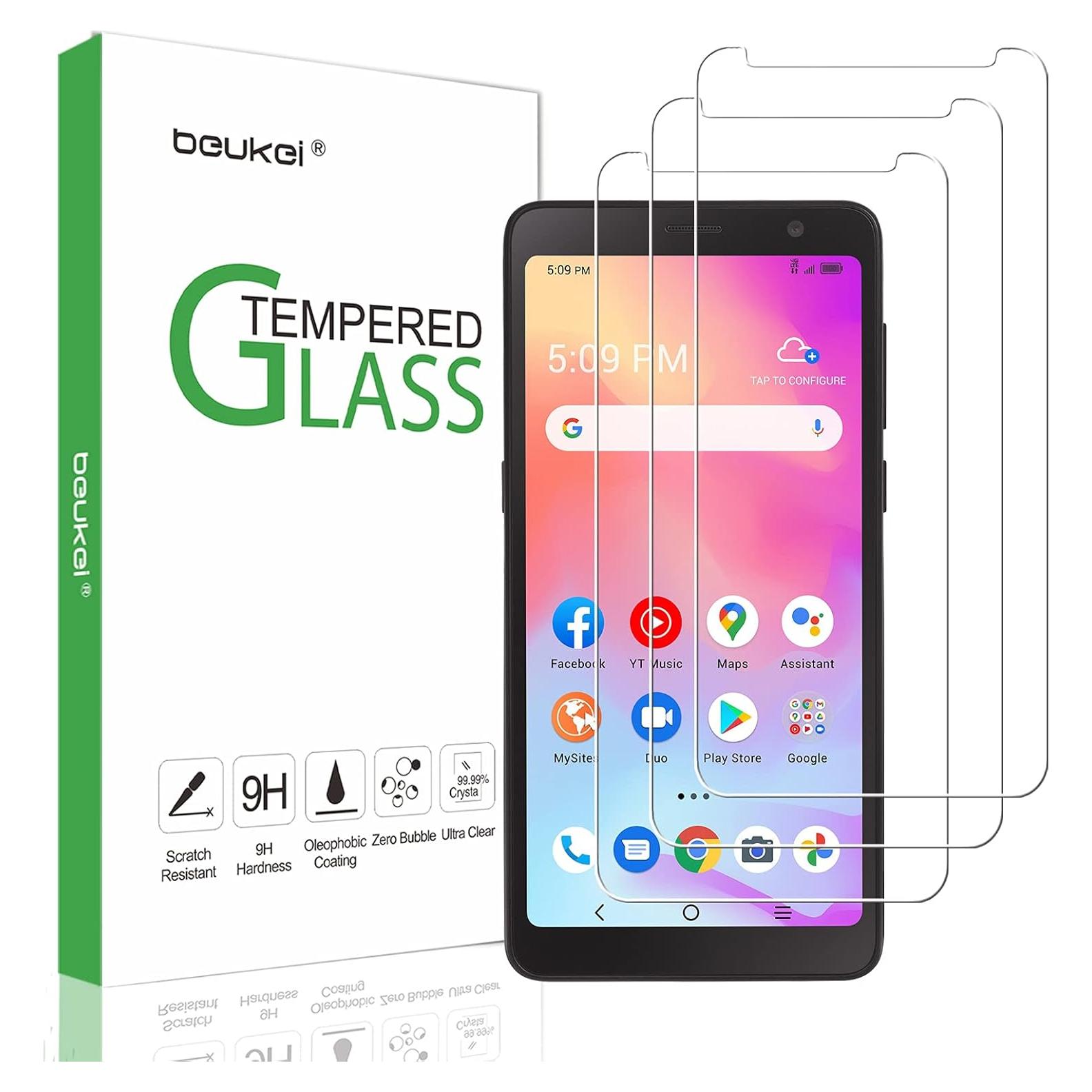 Protector de Pantalla Vidrio Templado Beukei Alcatel TCL A3 3P