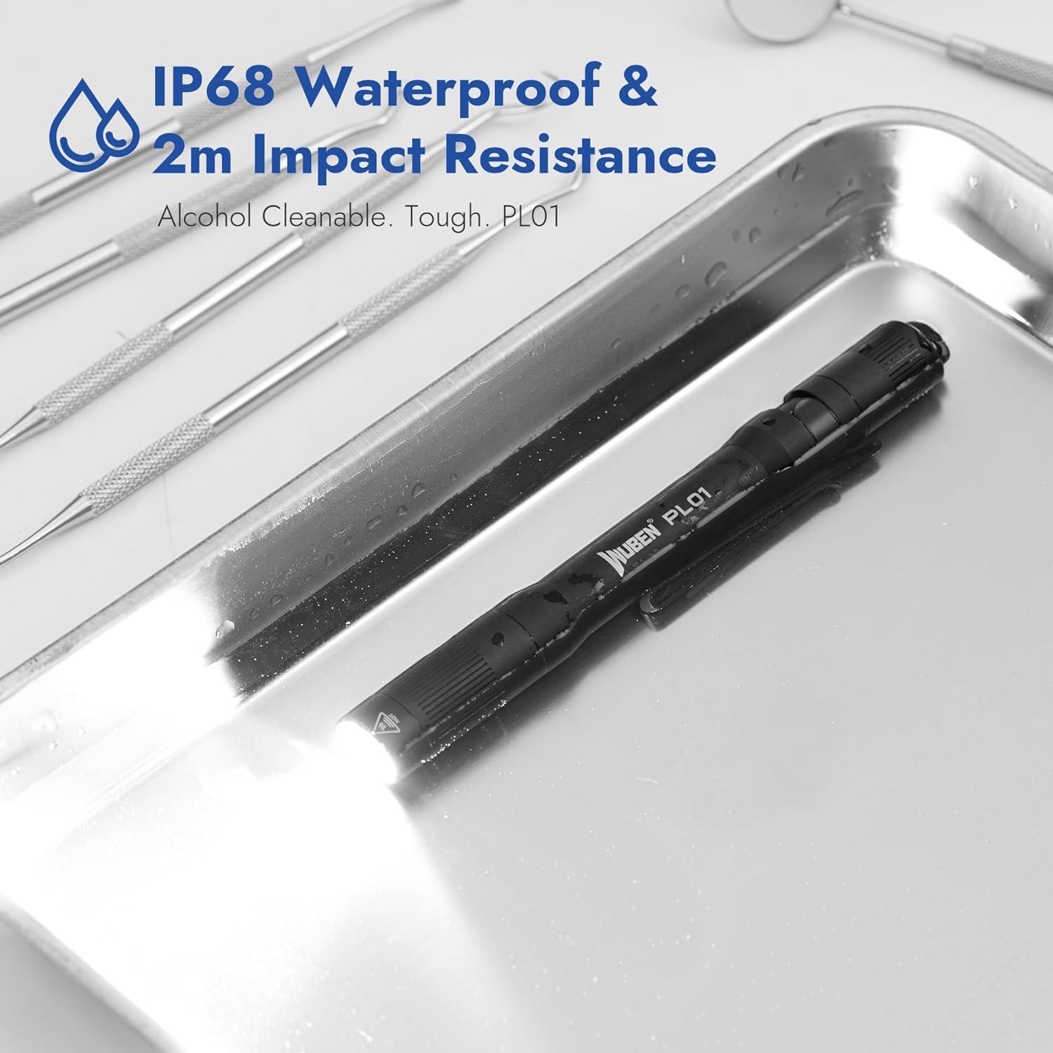 Linterna de Bolso WUBEN PL01 650 Lúmenes Recargable IP68