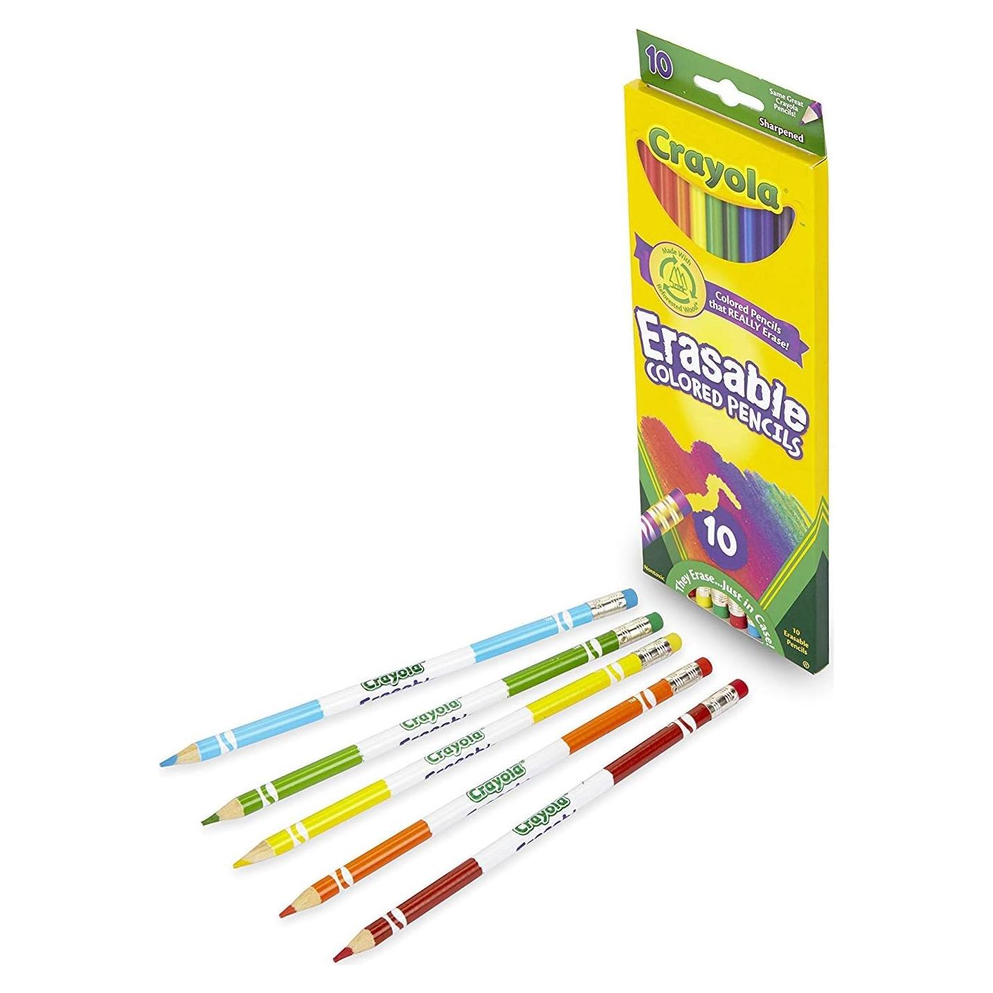 Lápices de Colores Borrables Crayola 10 Unidades