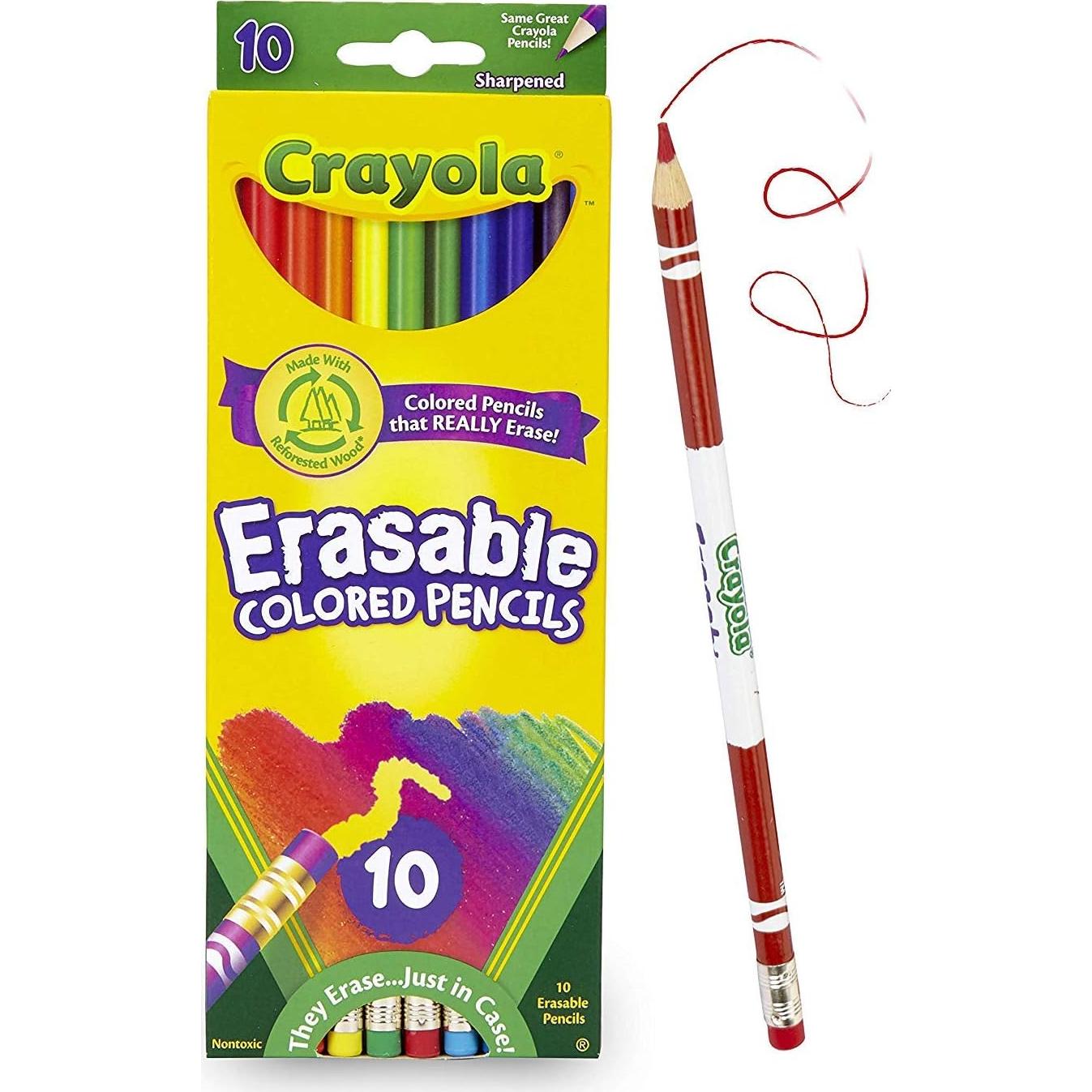 Lápices de Colores Borrables Crayola 10 Unidades