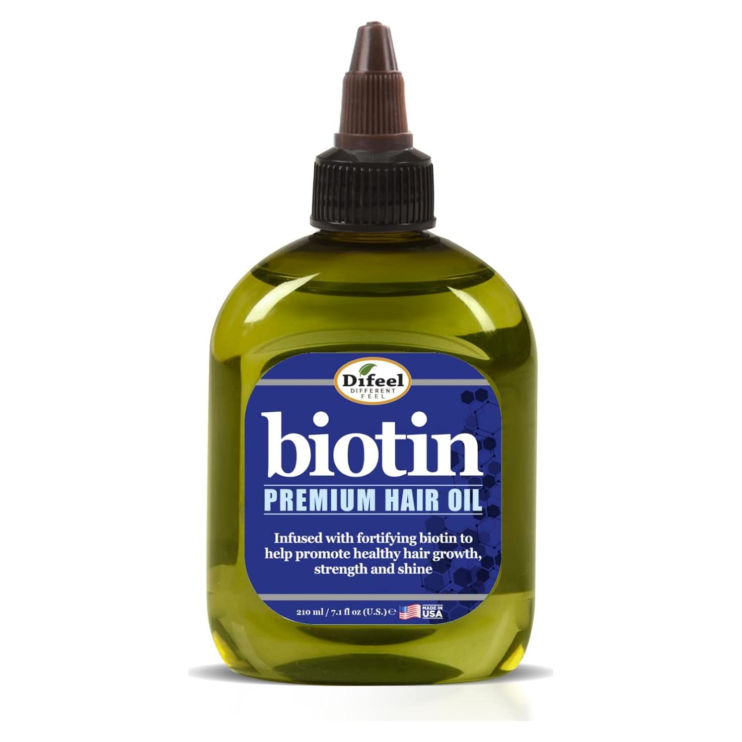 Aceite para Cabello Difeel Biotina 210.9 ml - Crecimiento Saludable