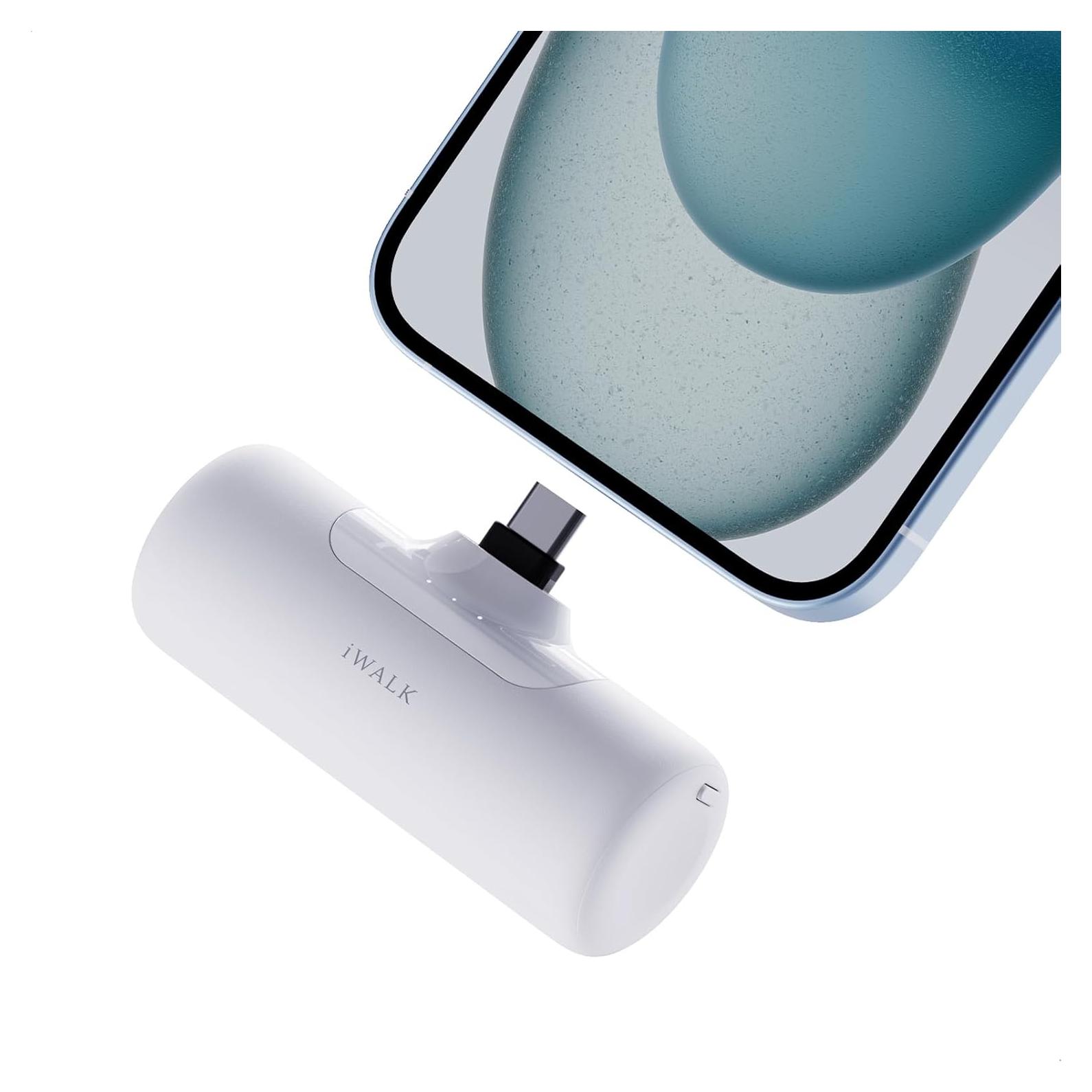 Cargador Portátil iWALK 4500mAh USB-C para iPhone y Android