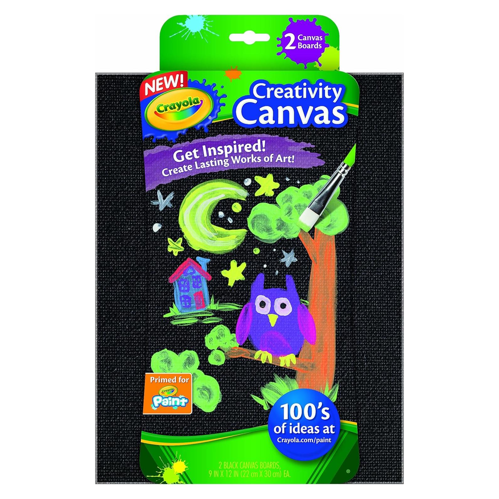 Conjuntos de Lienzos de Pintura Crayola 2 Piezas 22x28 cm