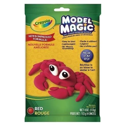 Masilla Model Magic Crayola 12 bolsas 0.13 kg Rojo