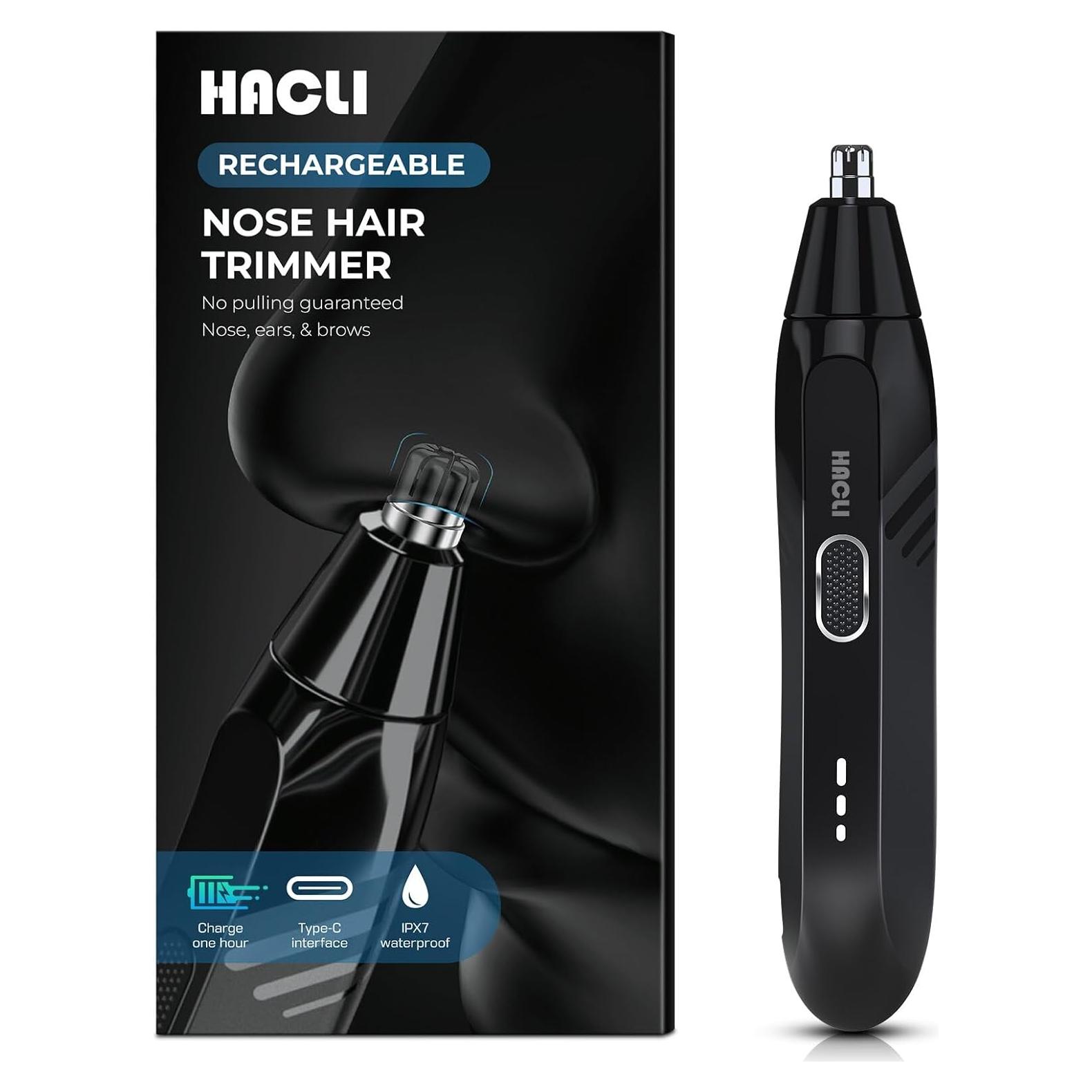 Recortador de Vello Nasal Eléctrico HACLI YP-7217 Inoxidable