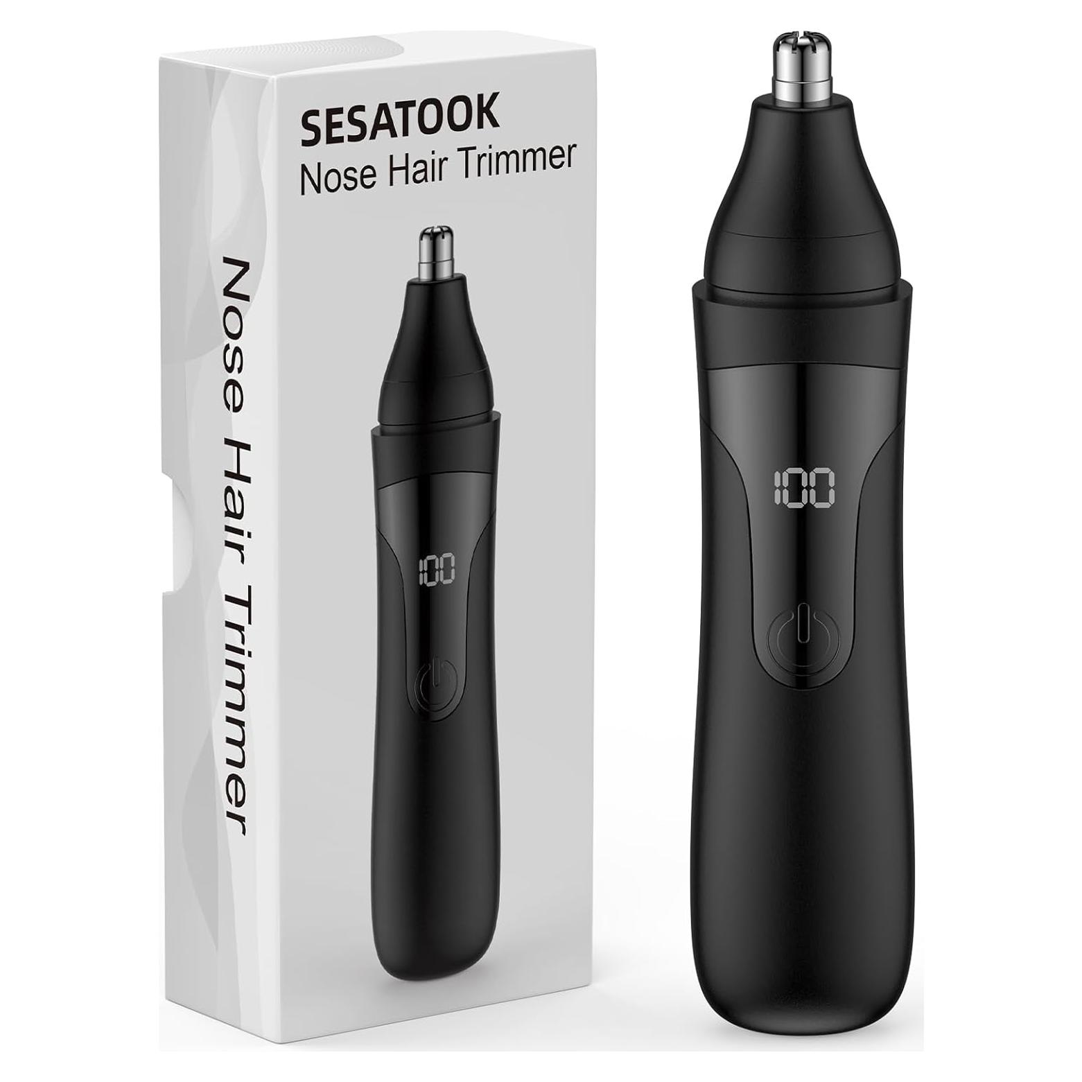 Recortador de Vello Nasal SESATOOK L5 Recargable USB Negro