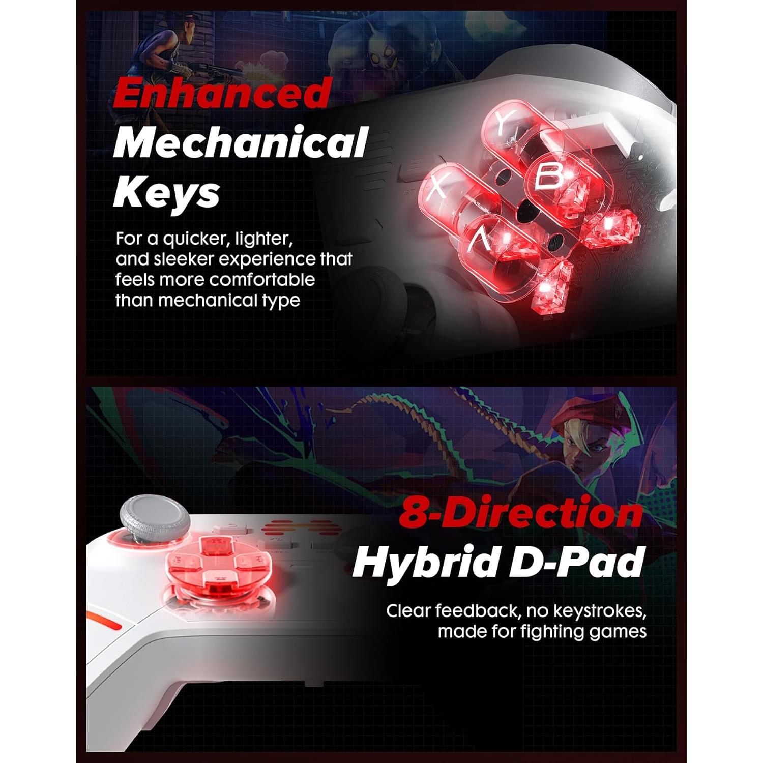 Controlador Inalámbrico BEITONG KP20 para PC y Consolas