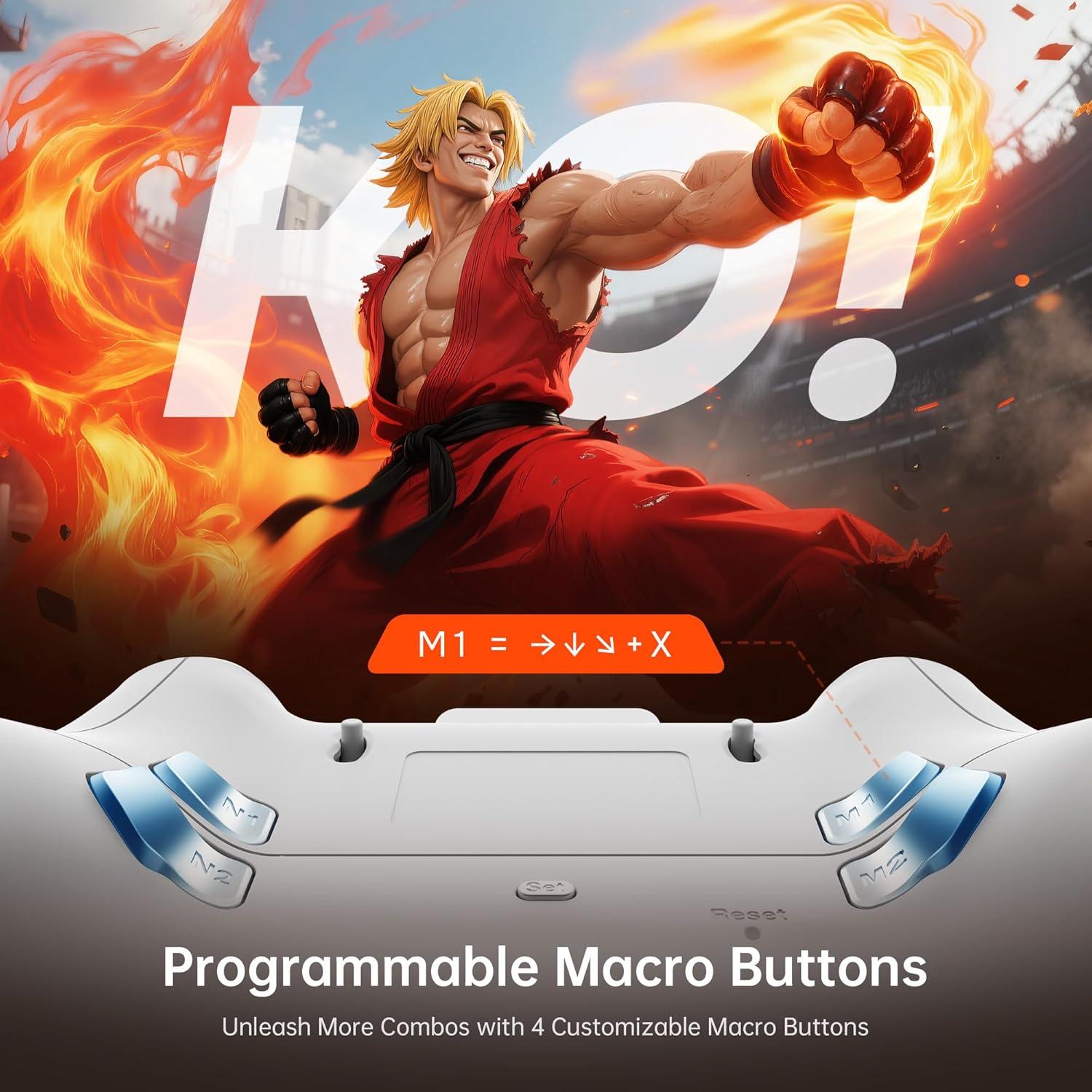 Controlador Inalámbrico GUSGU G7 con Pantalla Interactiva y 4 Botones