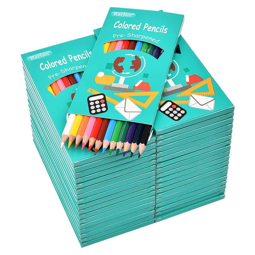 Lápices de Color Rarlan 36 Paquetes de 12 Colores Variados