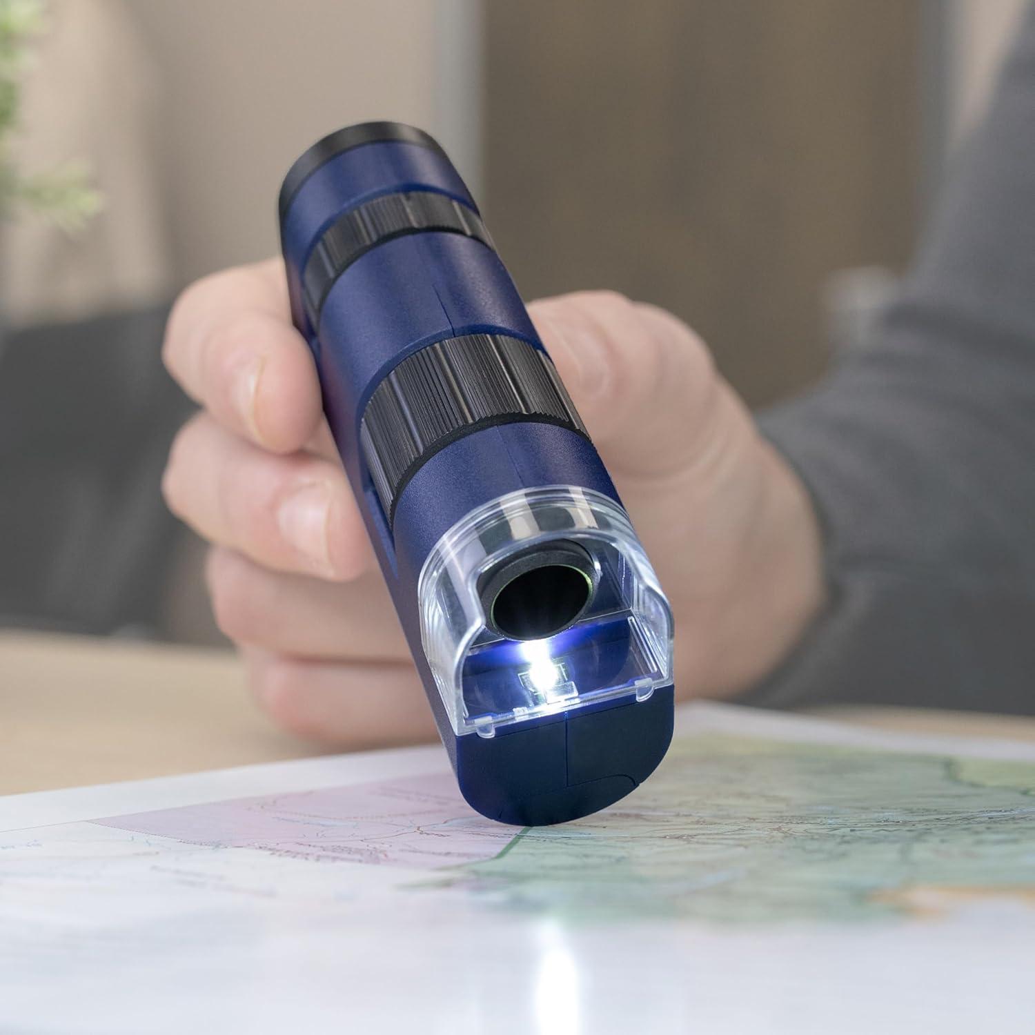 Microscopio de bolsillo Carson Pocket Micro 20x-60x LED MM-450