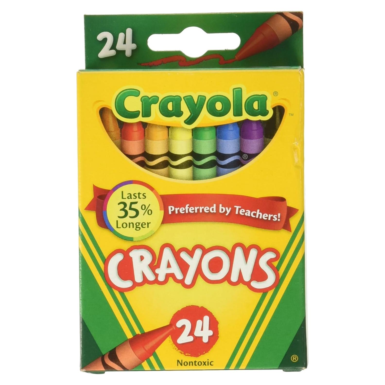 Crayones Crayola 24 colores - Paquete de 12 unidades