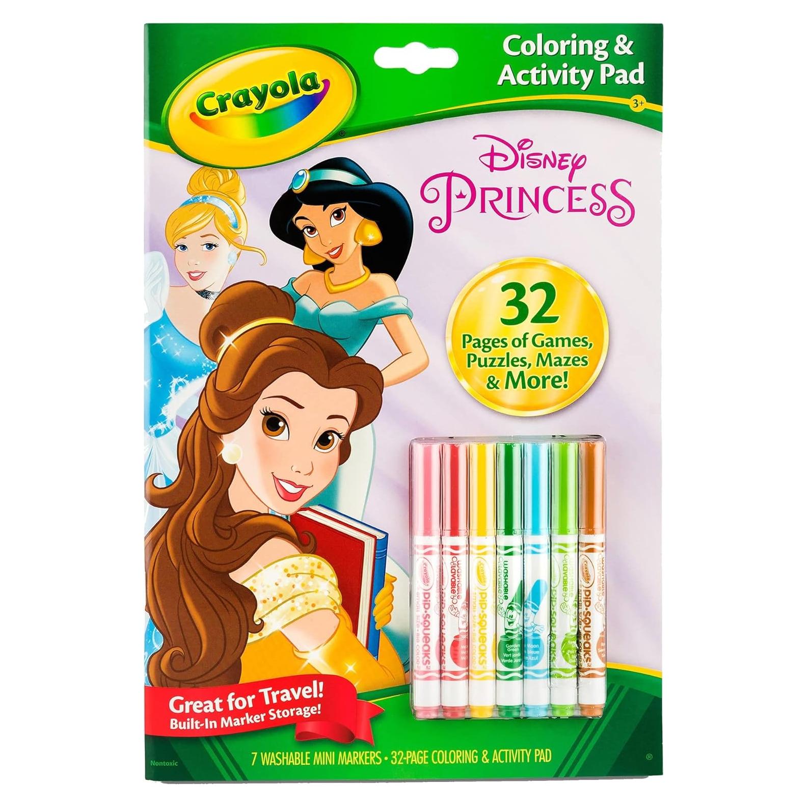 Bloc de Dibujo Crayola Princesas Disney 2-Pack 29x19cm