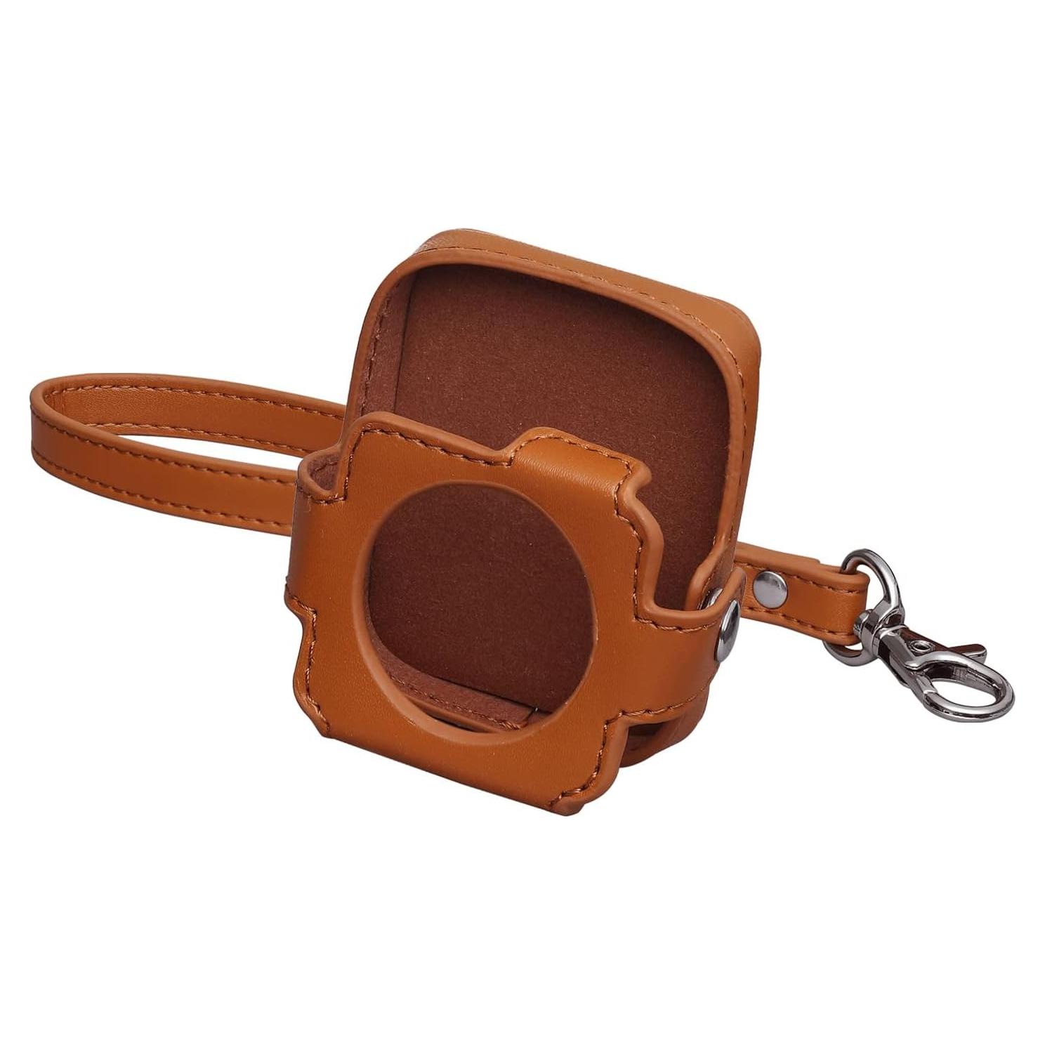 Bolsa Portátil Muzen Botón Marrón Claro Impermeable