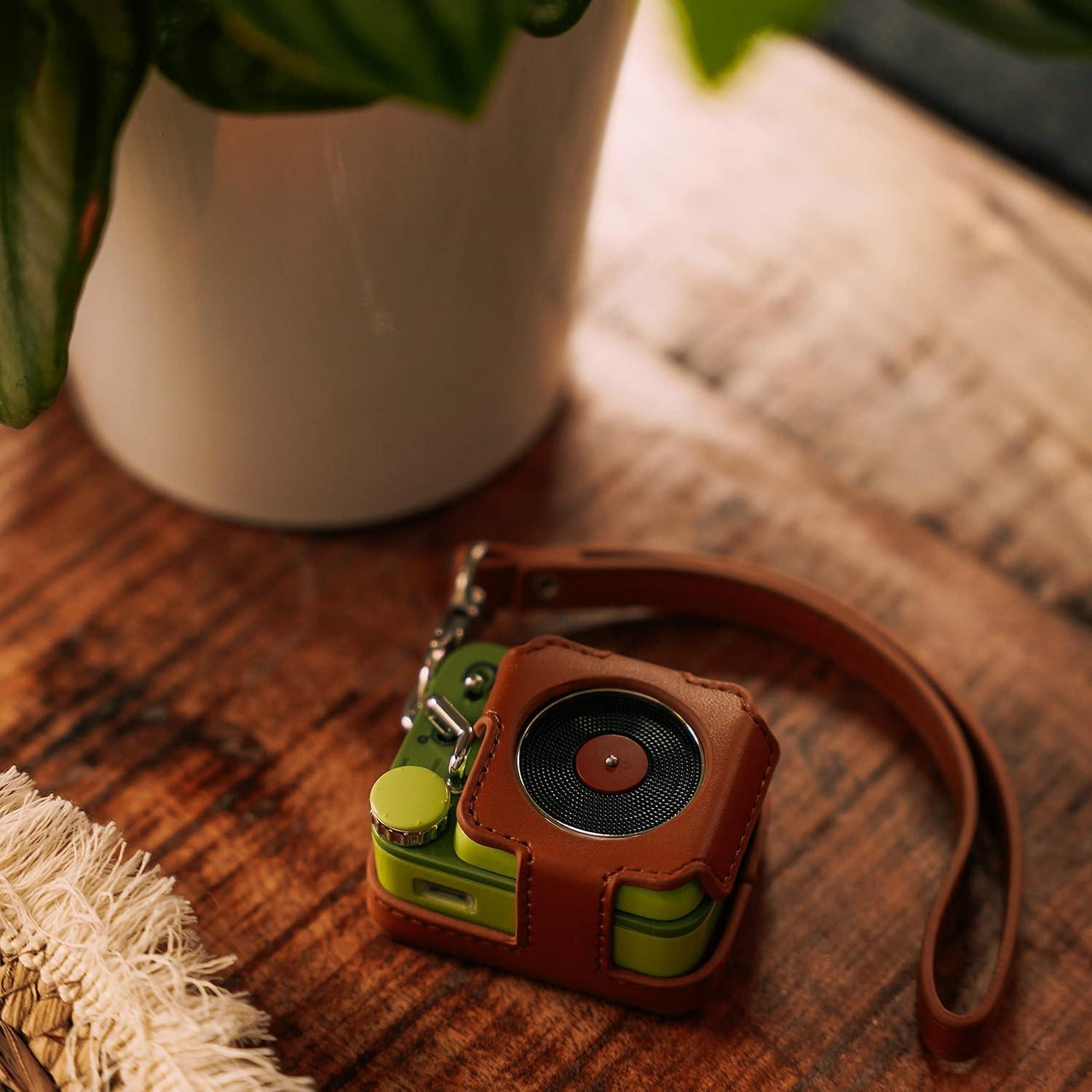 Bolsa Portátil Muzen Botón Marrón Claro Impermeable