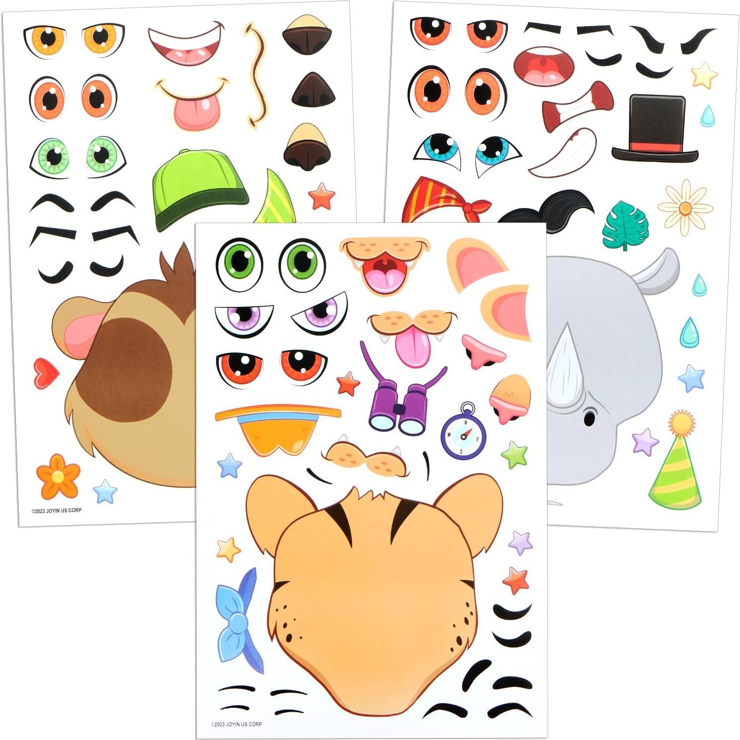 Stickers de Animales de Safari JOYIN 36 Piezas 22,86x15,24 cm
