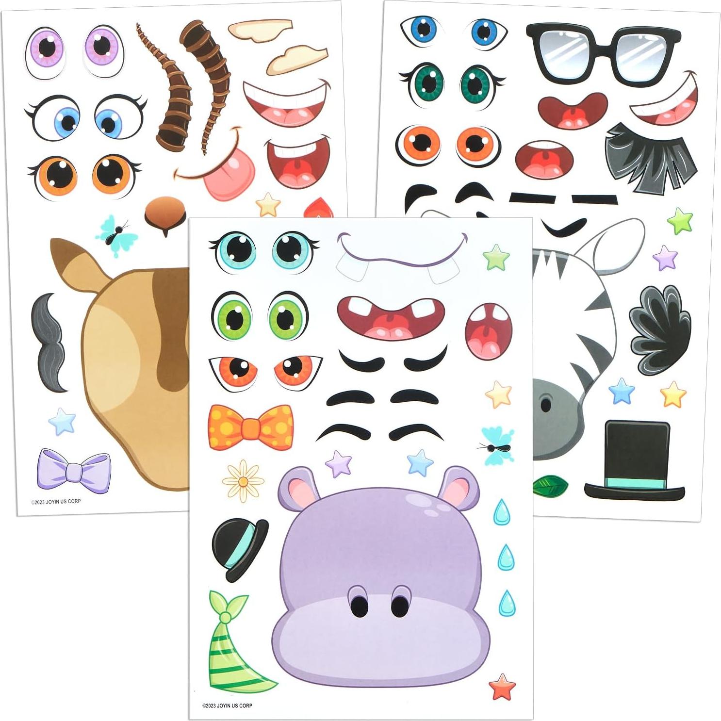Stickers de Animales de Safari JOYIN 36 Piezas 22,86x15,24 cm