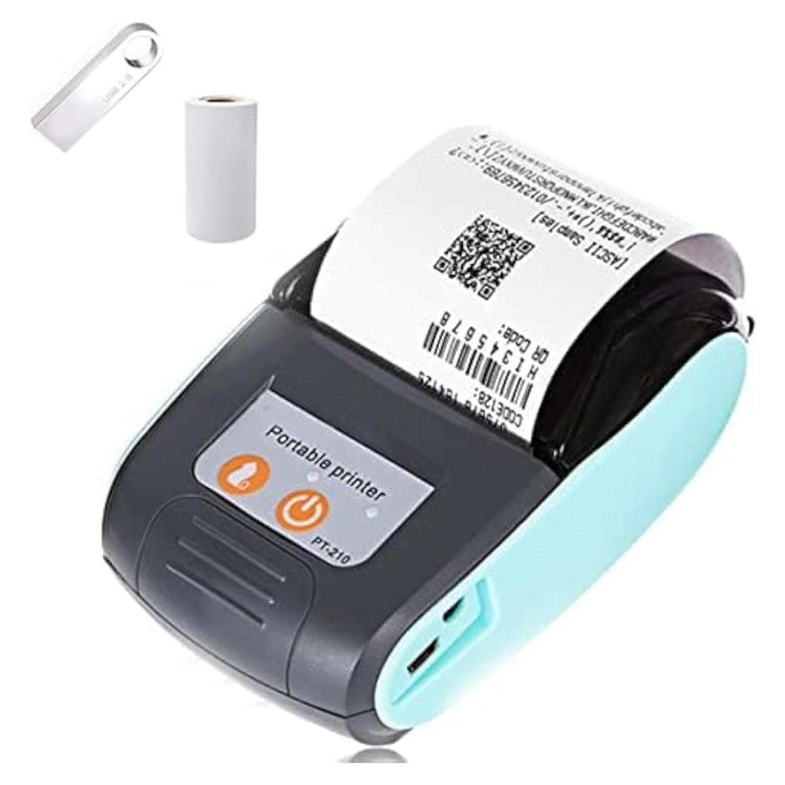 Impresora Térmica de Recibos Bluetooth GZGYNADAST PT210 58mm