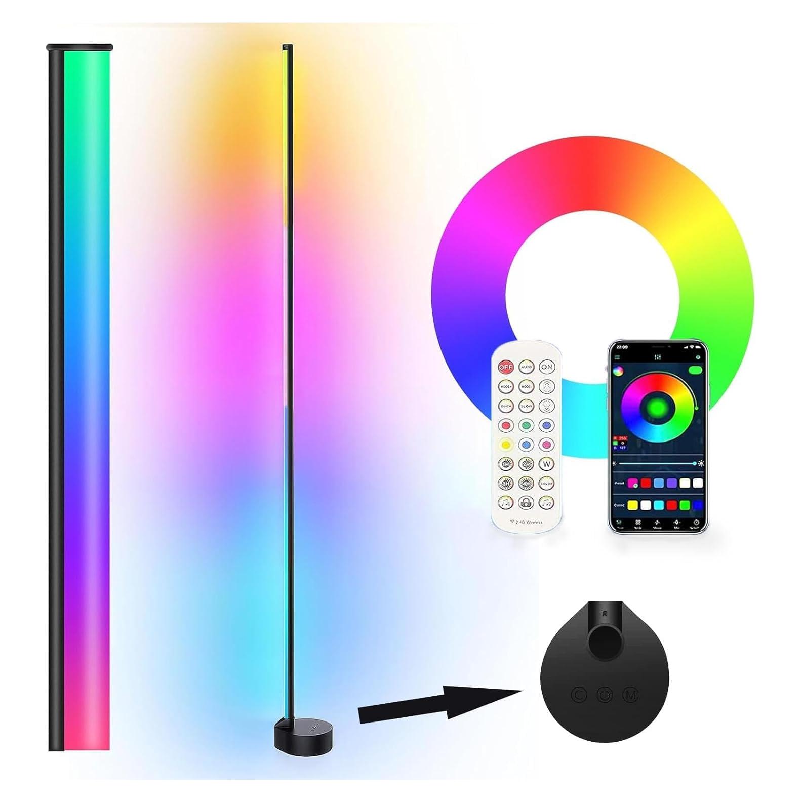 Lámpara de Pie RGB Aprafie MYX-12 142 cm, Control APP