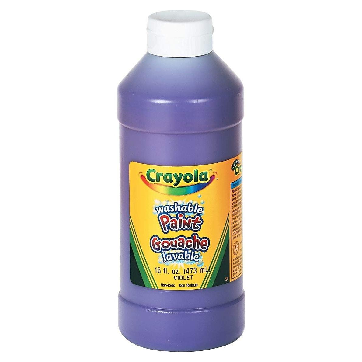 Pintura Lavable Crayola 473ml Violeta - Paquete de 16