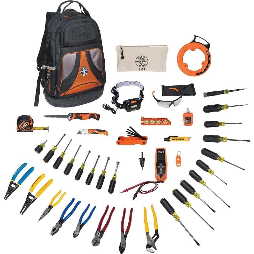 Kit de Herramientas Manuales Klein Tools 41 Piezas con Mochila